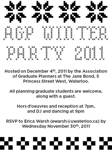 AGP Winter Party Invite